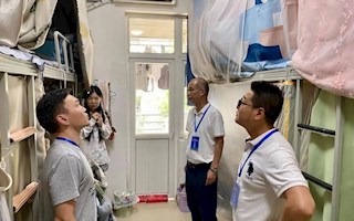 学生处开展2024年暑假节前寝室卫生安全文明检查