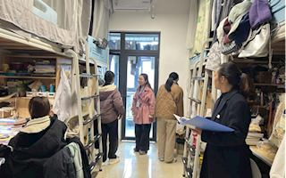 学校开展清明节前学生寝室安全卫生联合检查